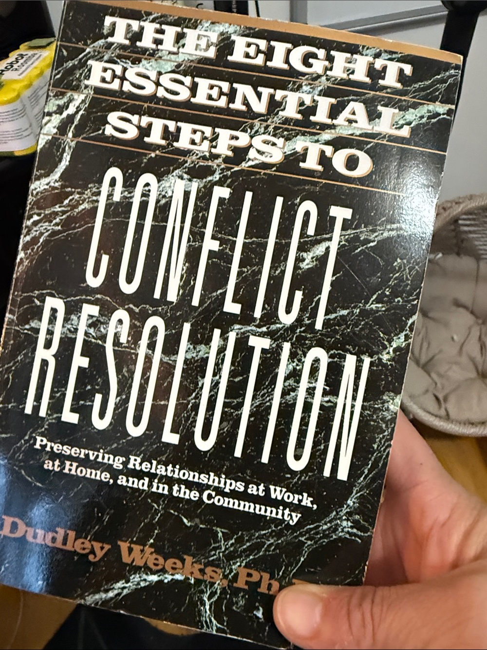 Conflict Resolution Book by - Black Marble Cover